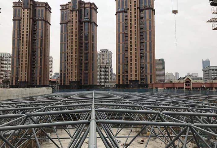 宝鸡螺栓球网架结构